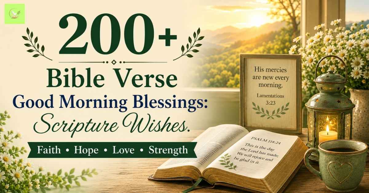 Bible Verse Good Morning Blessings