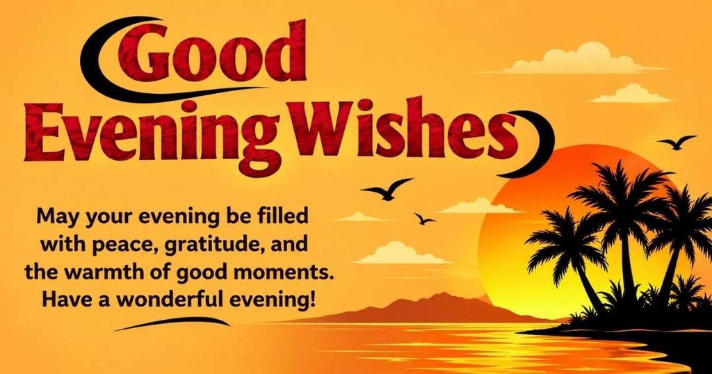 Delightful Good Evening Wishes