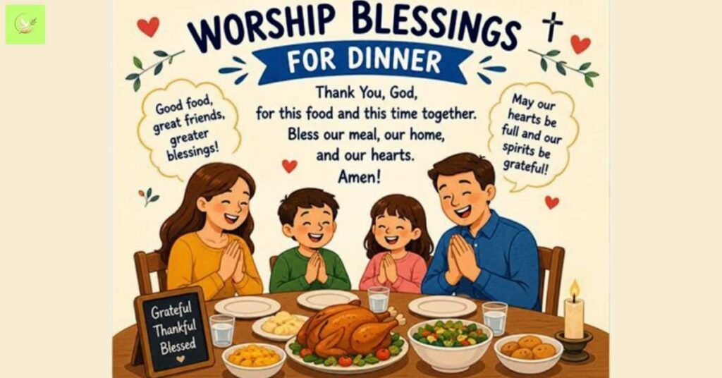 Worship Blessings for Dinner
