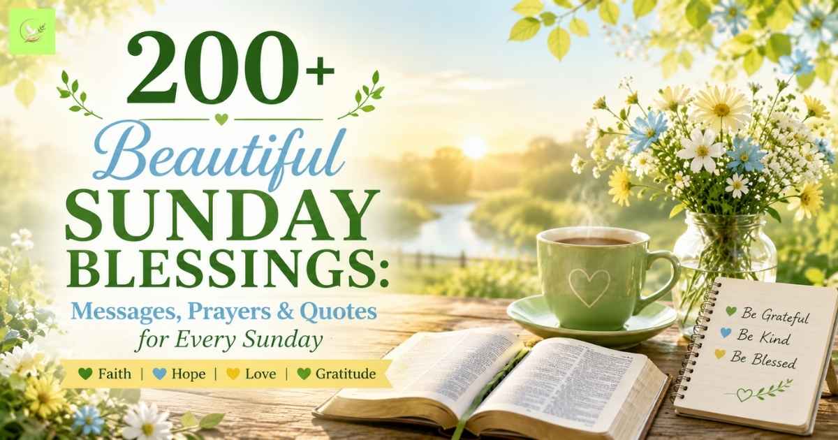 Beautiful Sunday Blessings