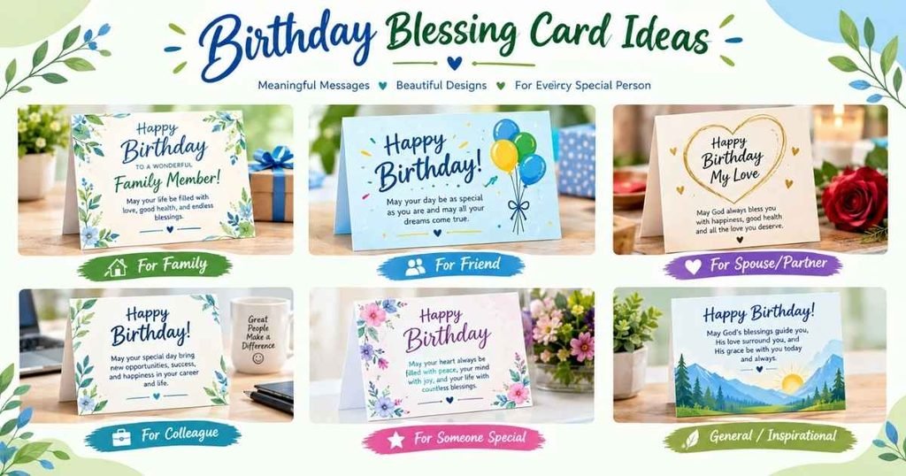 Birthday Blessing Card Ideas