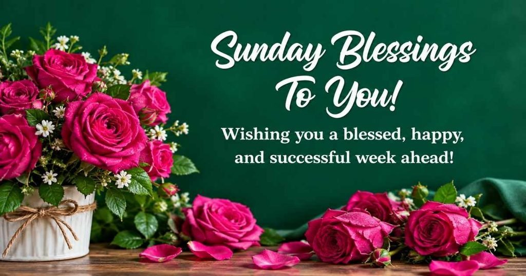 Sunday Blessings Images with Prayers 