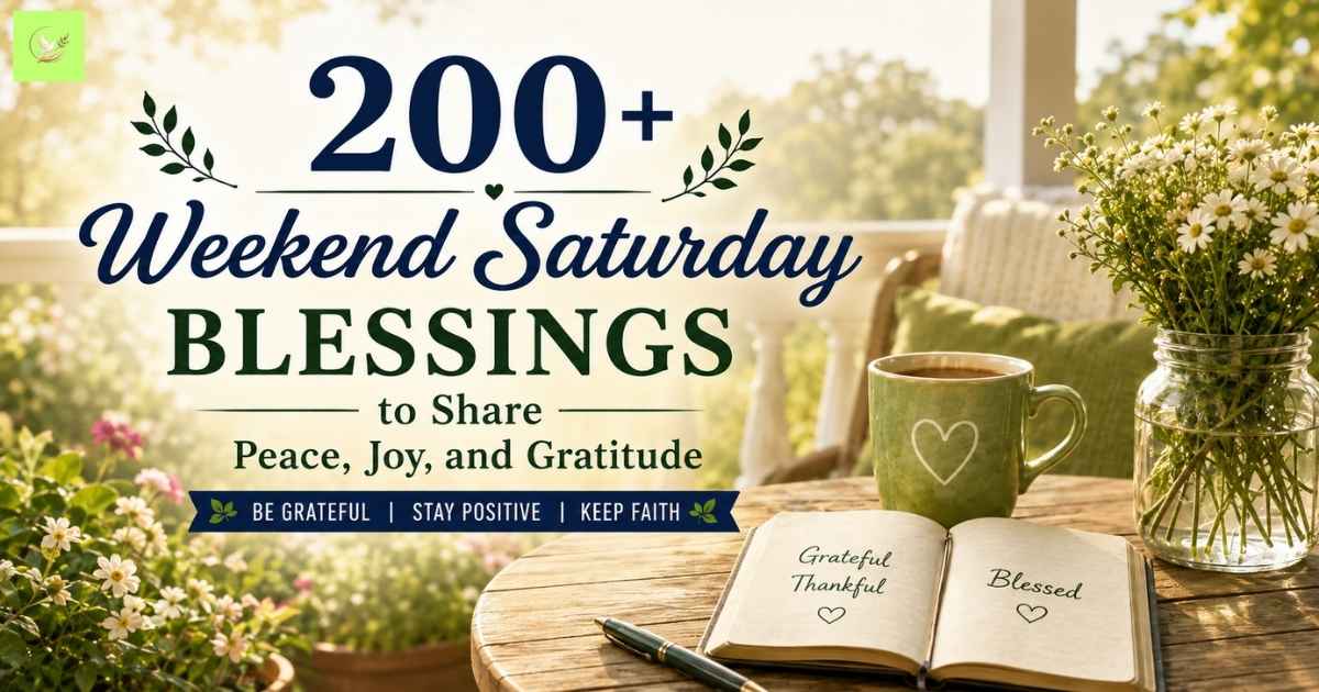 Weekend Saturday Blessings