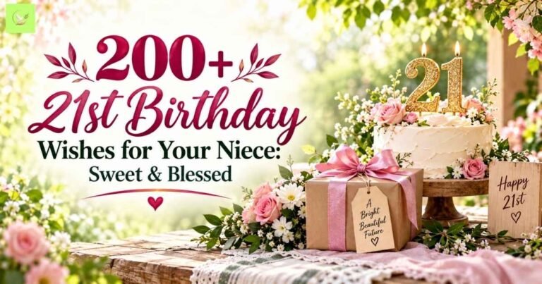 21st Birthday Wishes for Your Niece
