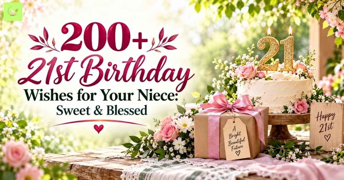 21st Birthday Wishes for Your Niece