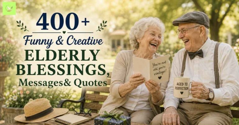 400+ Creative Elderly Blessings, Messages, Prayers& Quotes 