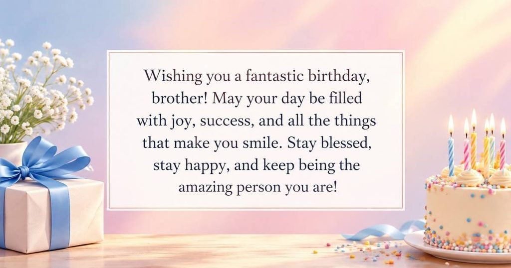 Birthday Messages for Brother-in-Law