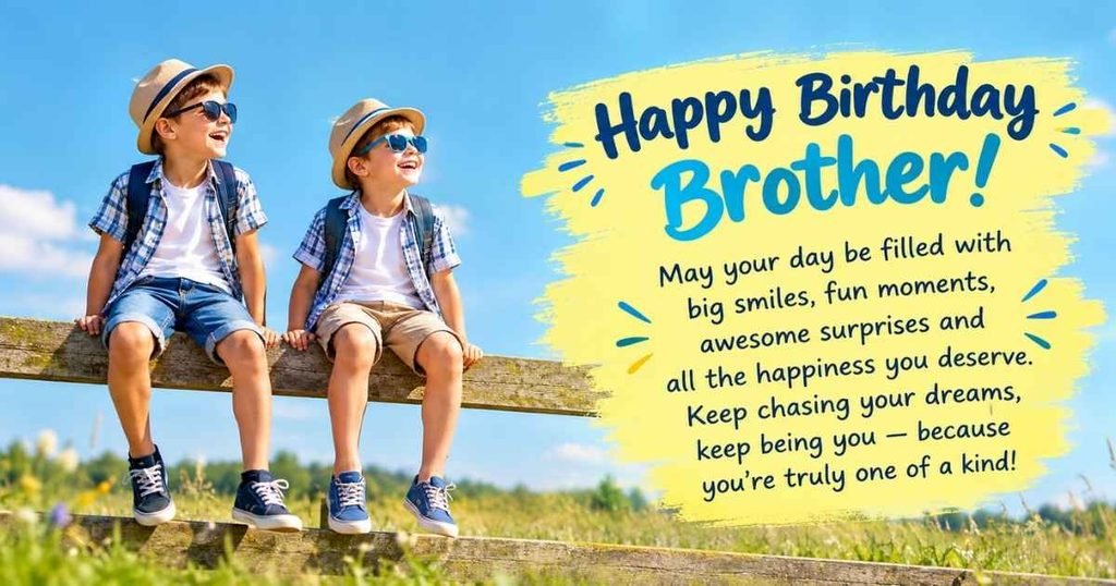 Cute Birthday Wishes for Little Brother