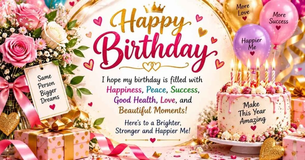 Emotional Birthday Wishes to Myself
