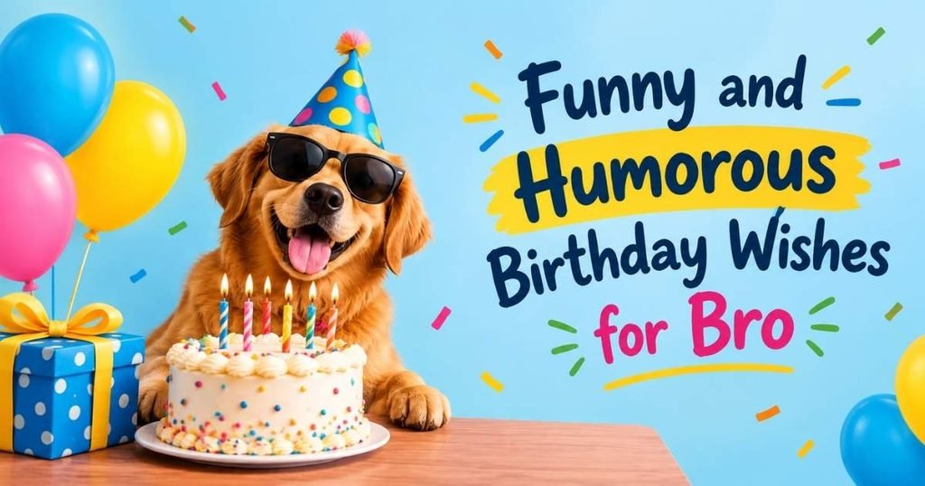 Funny and Humorous Birthday Wishes for Bro