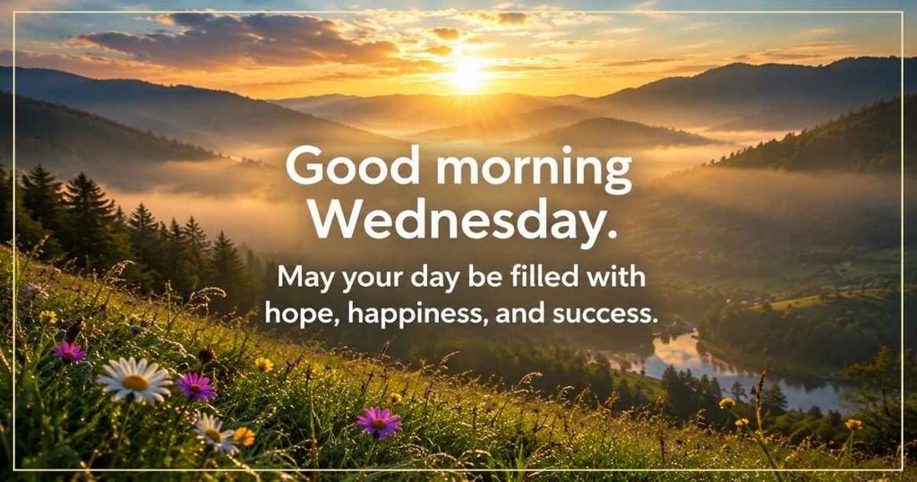 Good Morning Wednesday Blessings