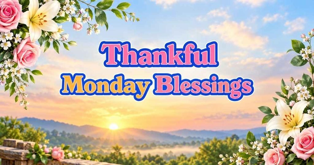 Gratitude & Thankful Monday Blessings