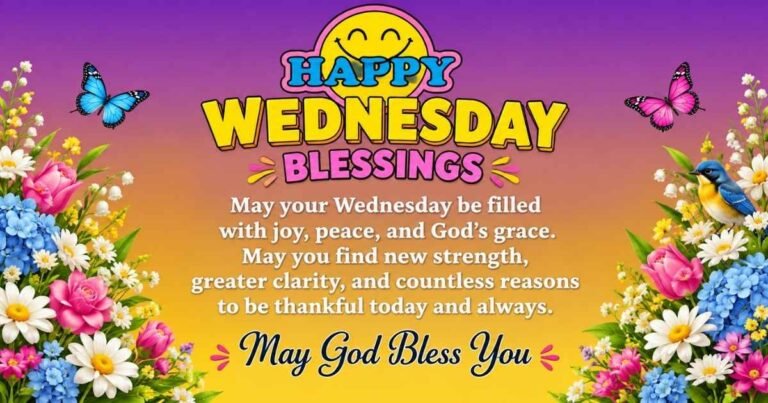 Happy Wednesday Blessings Quotes, Images & Prayers