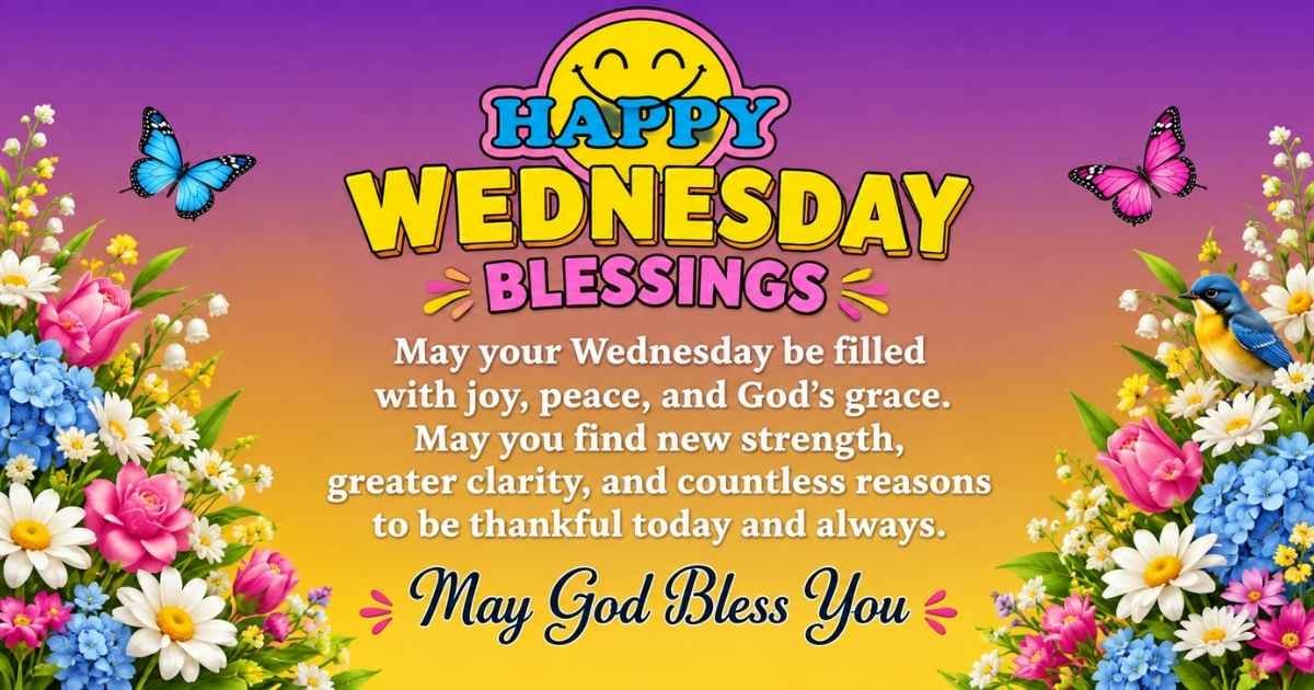Happy Wednesday Blessings Quotes, Images & Prayers