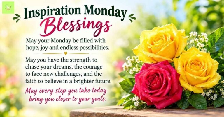 Inspiration Monday Blessings