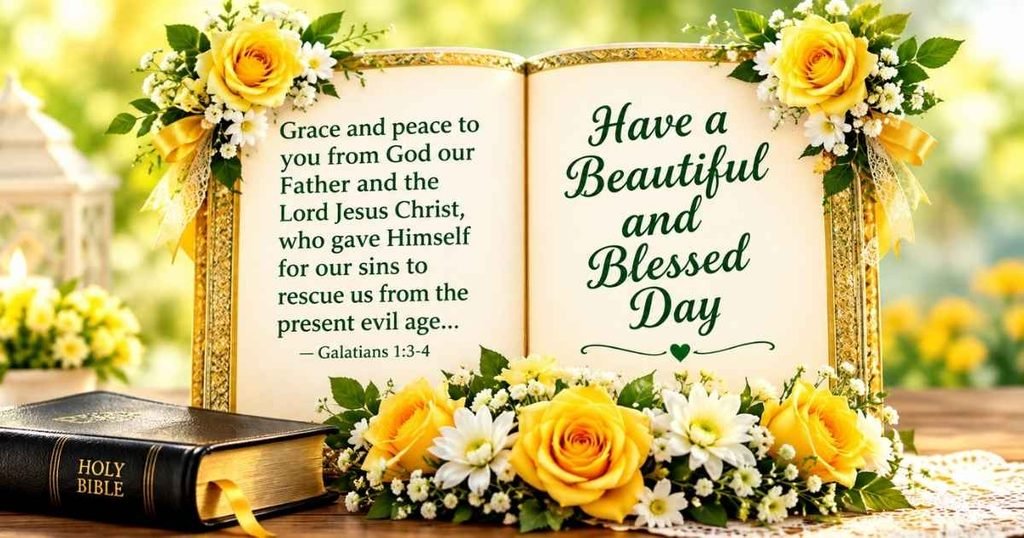 Positive Bible Verse Good Morning Blessings GIF