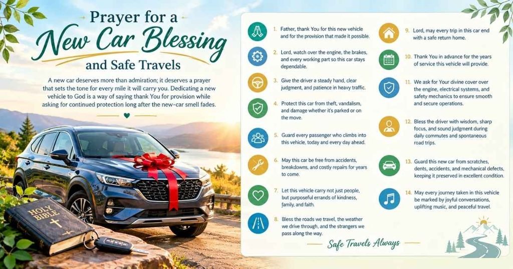 Prayer for a New Car Blessing and Safe Travels
