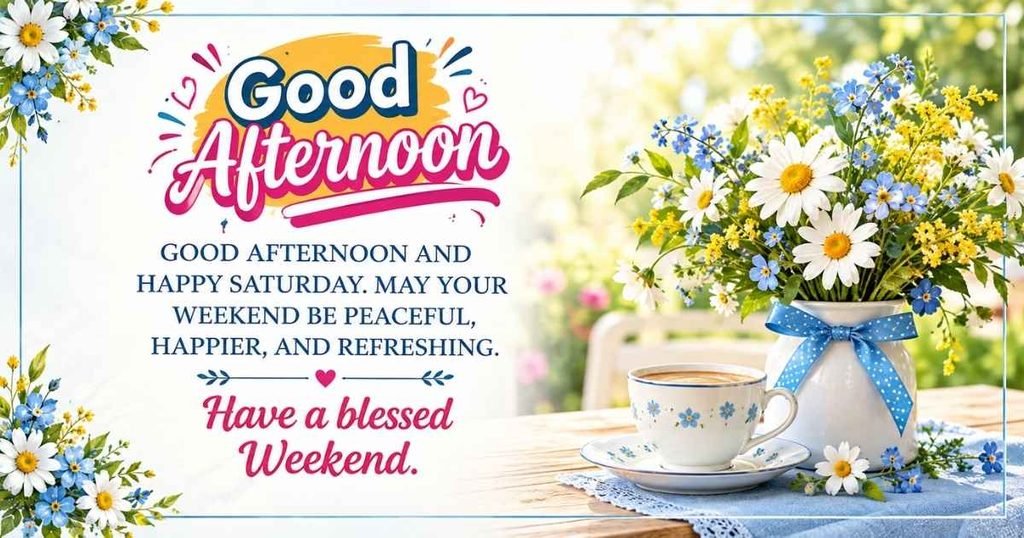 Saturday Afternoon Blessings
