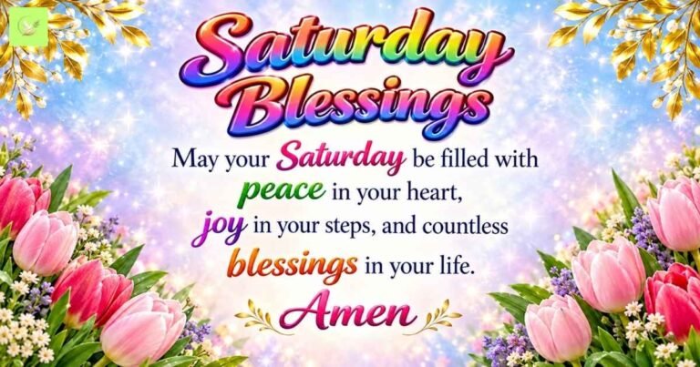 Saturday Blessings & Prayers with Images