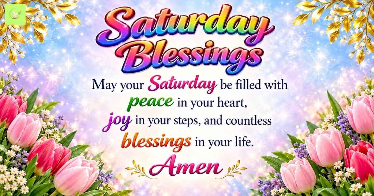 Saturday Blessings & Prayers with Images