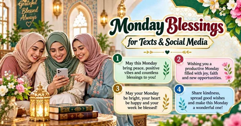 Shareable Monday Blessings for Texts & Social Media