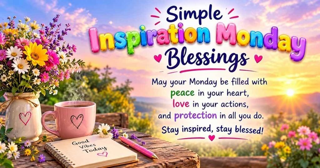 Short & Simple Inspiration Monday Blessings