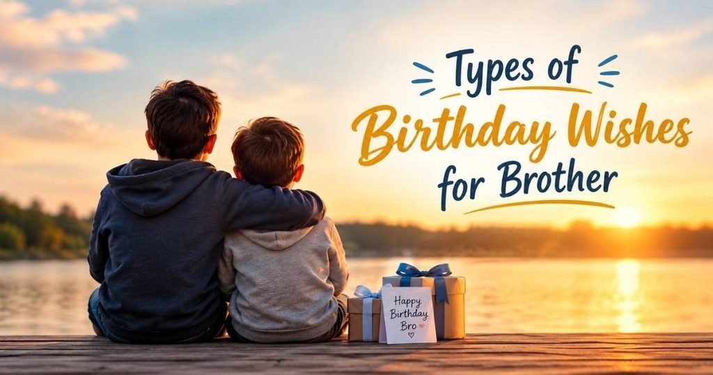 Types of Birthday Wishes for Brother
