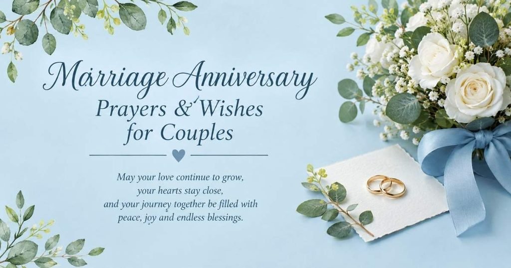 Wedding Anniversary Prayer