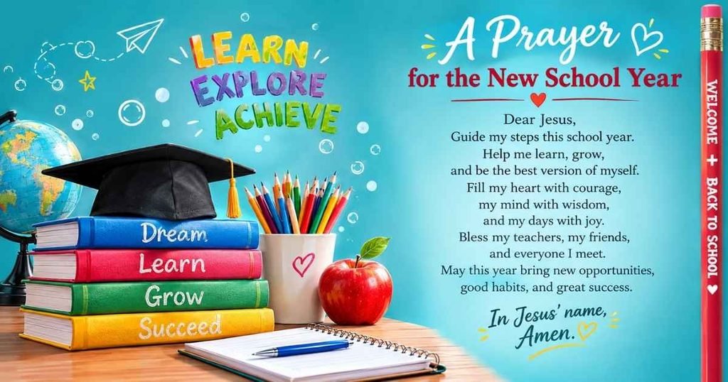 prayer for a new school year