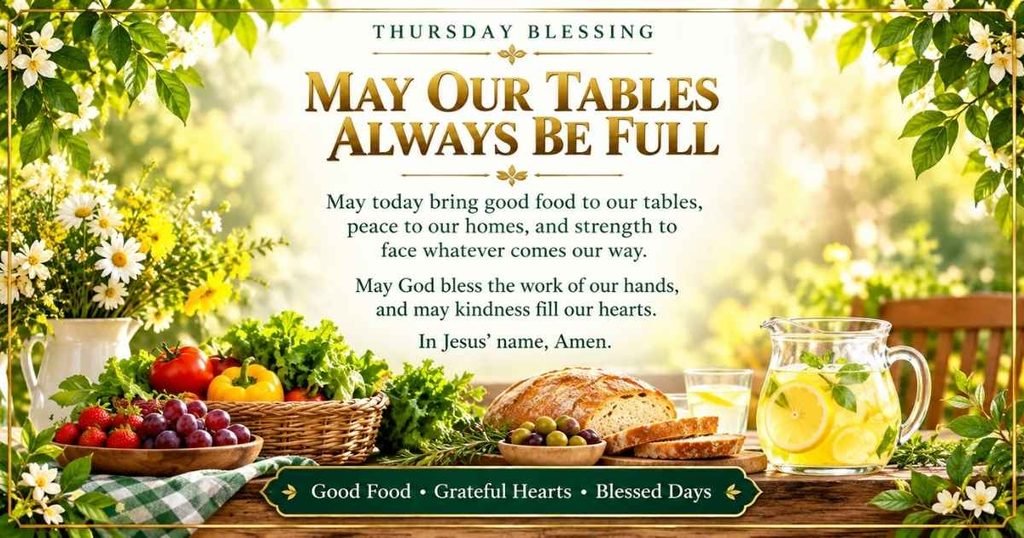 Prayer For Food Blessing In Homes Filled With Peace.jpg